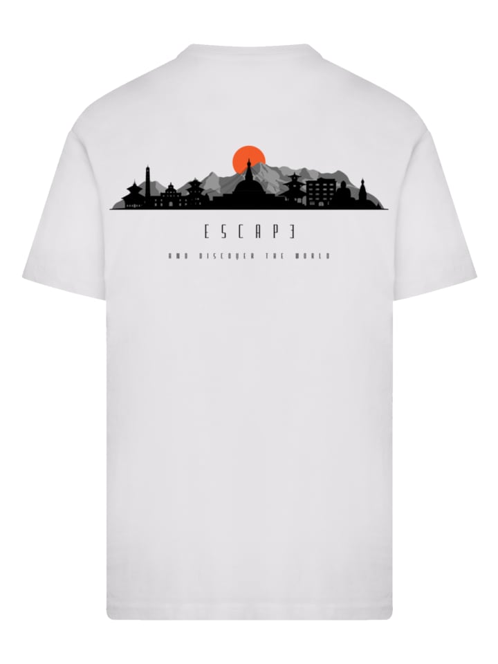 

Футболка Escape Discover the World Asian Town белого цвета F4NT4STIC, Белый, Футболка Escape Discover the World Asian Town белого цвета F4NT4STIC