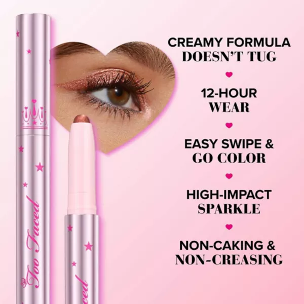 Тени для век Quickie queen Too Faced, цвет fairy dust — фото 4