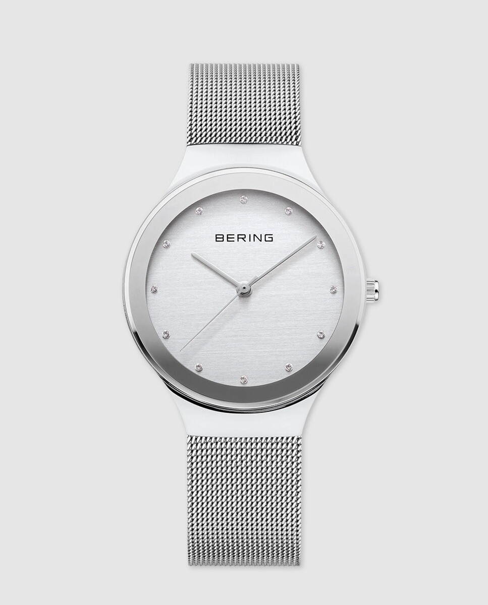 

Беринг 12934-000 стальные женские часы Bering, серебро