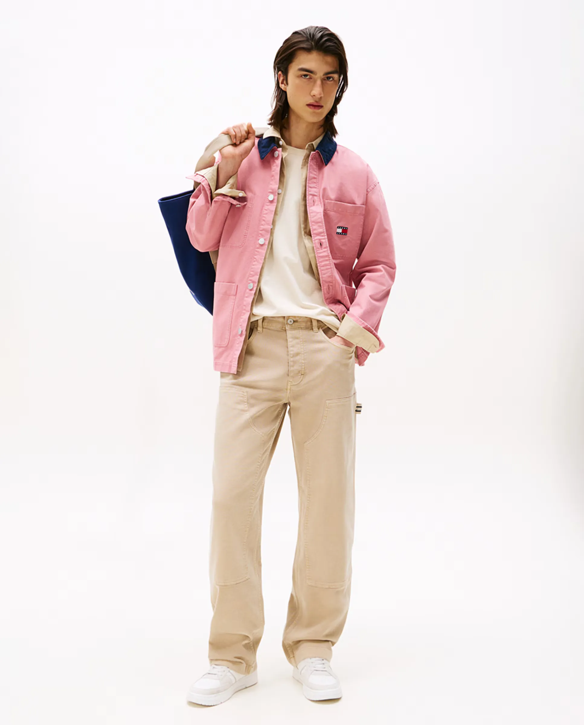 

Брюки Jaimie мужские в стиле плотника Tommy Jeans, бежевый