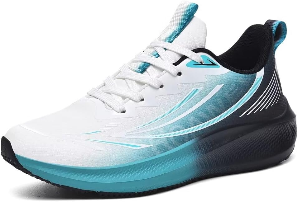 

Мужские кроссовки без застежки легкие для ходьбы спортивные модные кеды рабочая обувь для мужчин Generic, белый/черный/синий