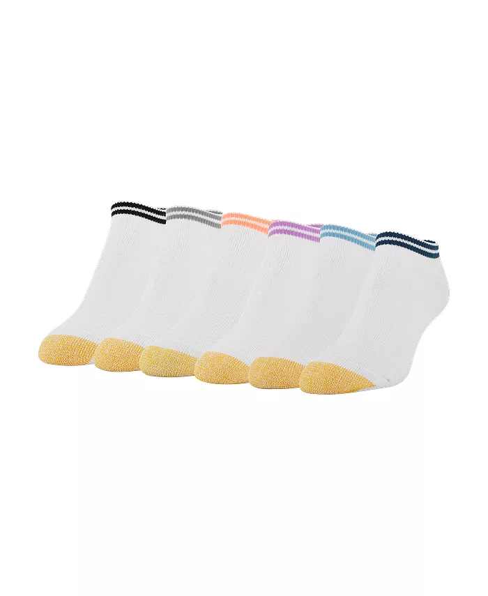 

Женские носки Casual Cushion Liner, 6 пар Gold Toe, мультиколор