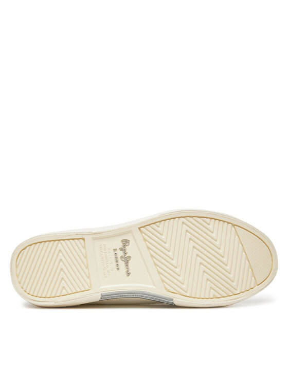 Кроссовки Kenton Knit PLS31601 Pepe Jeans, белый — фото 4