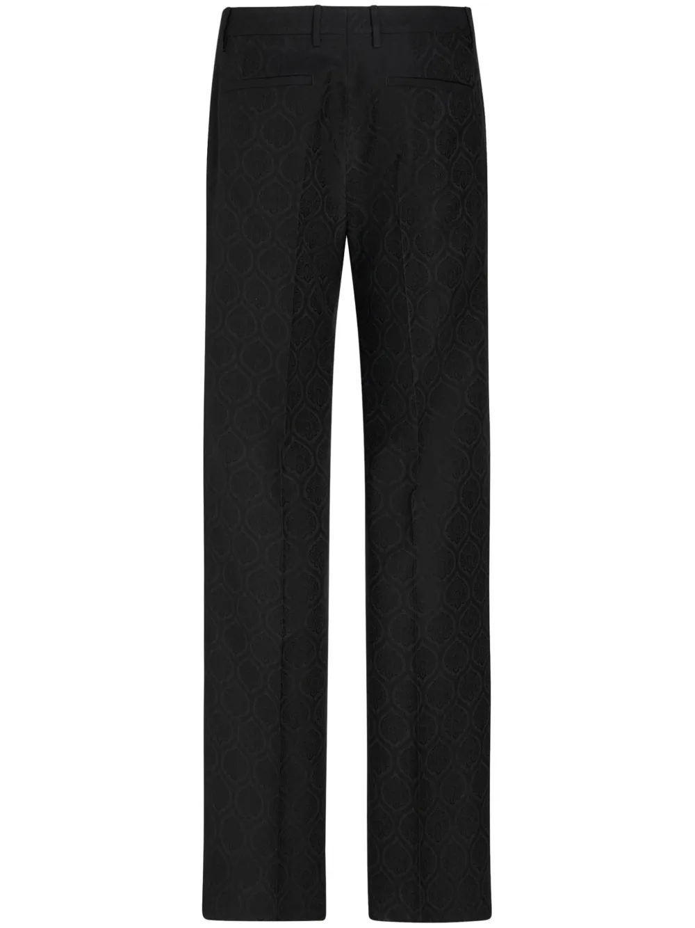 

Жаккардовые брюки прямого кроя ETRO, черный
