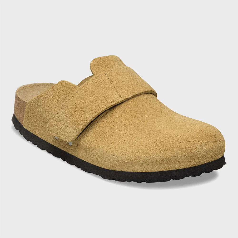 Мужские шлёпанцы Roma Leve с пробковой подошвой коричневые от Birkenstock