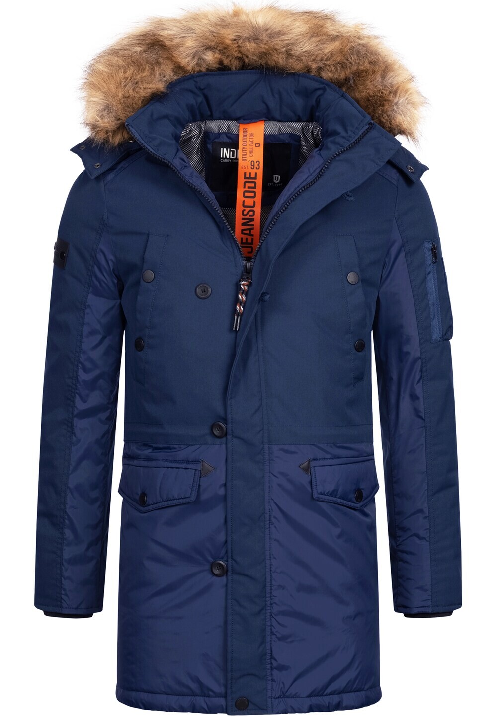 

Зимняя парка INDICODE JEANS Jarl, синий