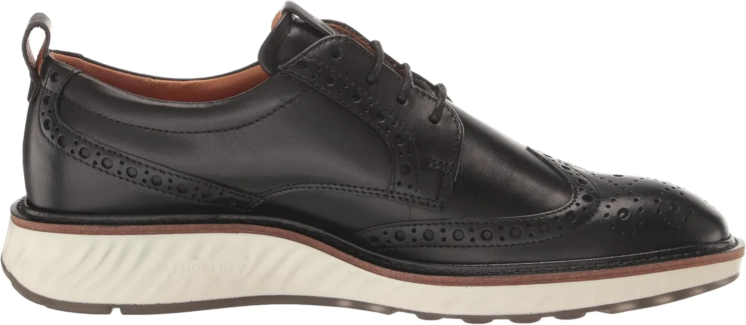 Мужские оксфорды Ecco St1 Hybrid Brogue, черно-белый — фото 4
