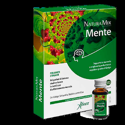 

Natura Mix Advanced Mente Aboca 10 флаконов по 15 г Aboca Spa Societa' Agricola