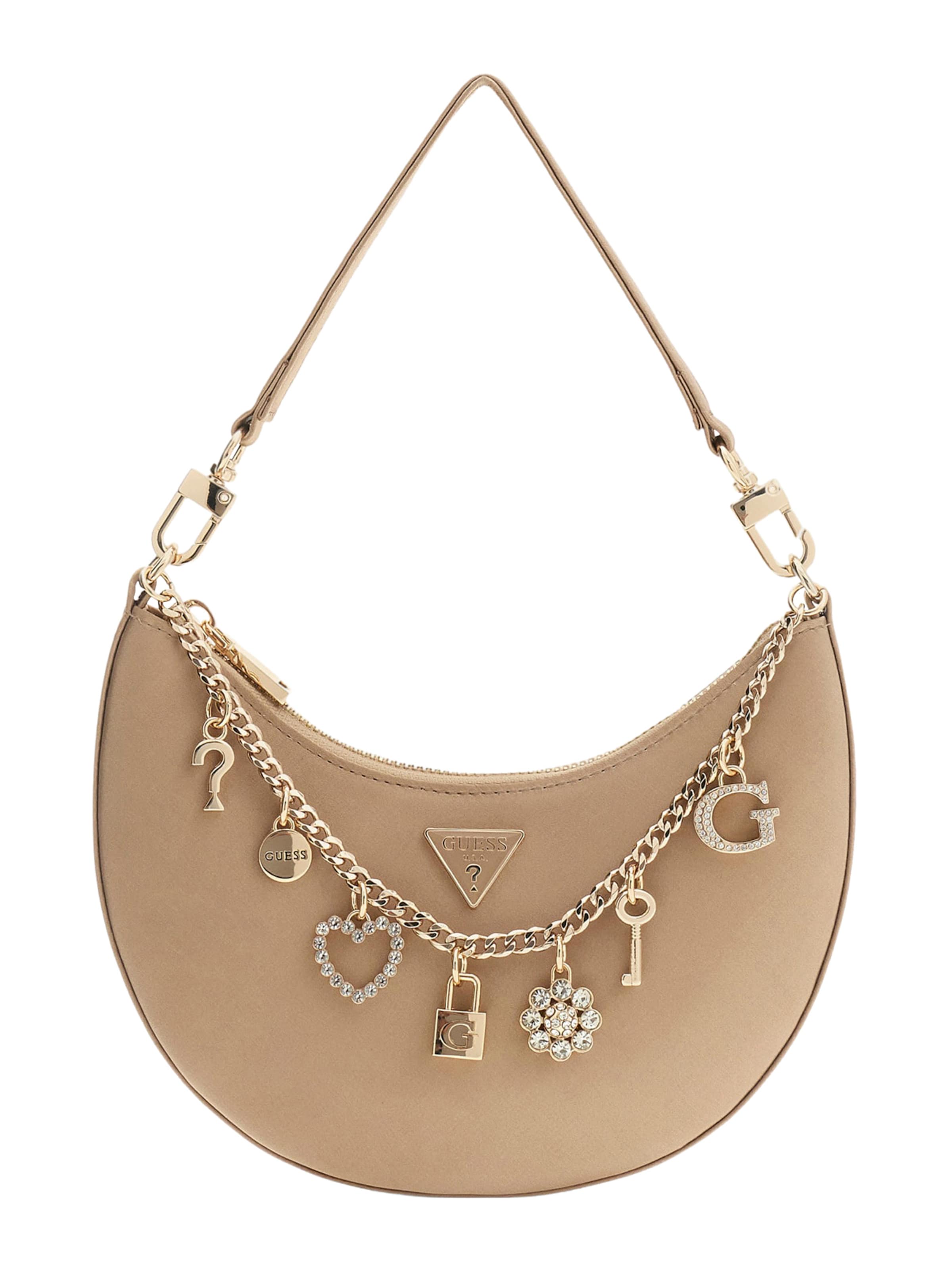 

GUESS Плечевая сумка 'Tasmin' в бежевом цвете