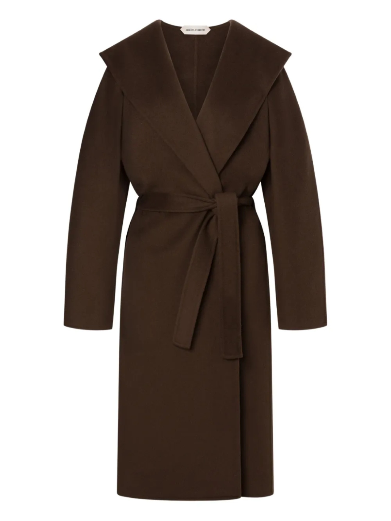 

Alberta Ferretti пальто из смесовой шерсти, коричневый