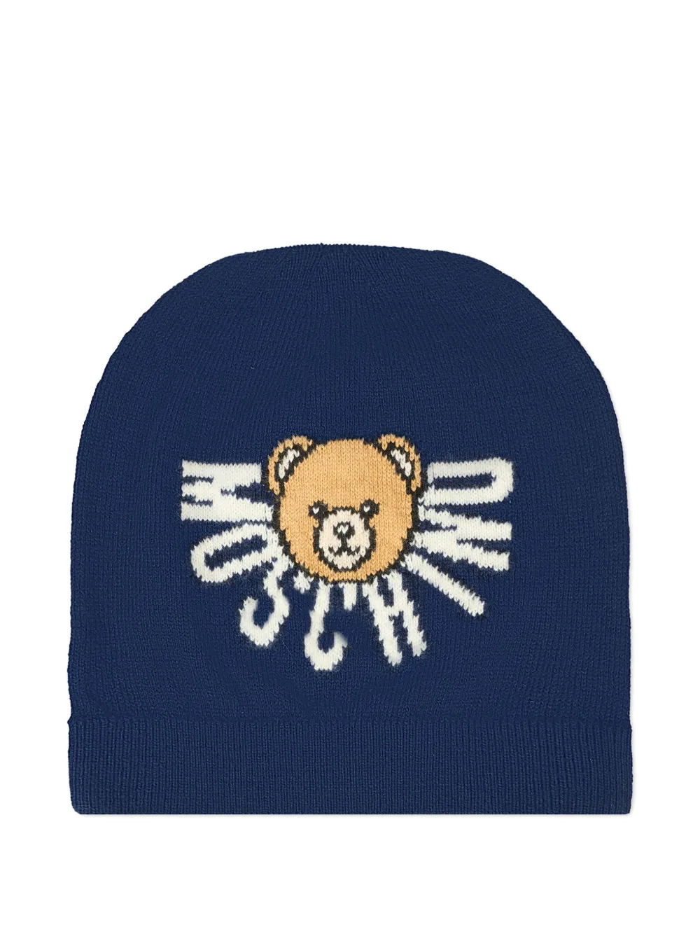 

Шапочка с логотипом teddy Moschino Kids, синий