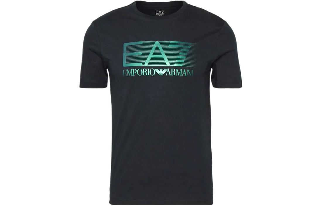 

EMPORIO ARMANI Футболка мужская черная EA7 SS22, Черный, EMPORIO ARMANI Футболка мужская черная EA7 SS22