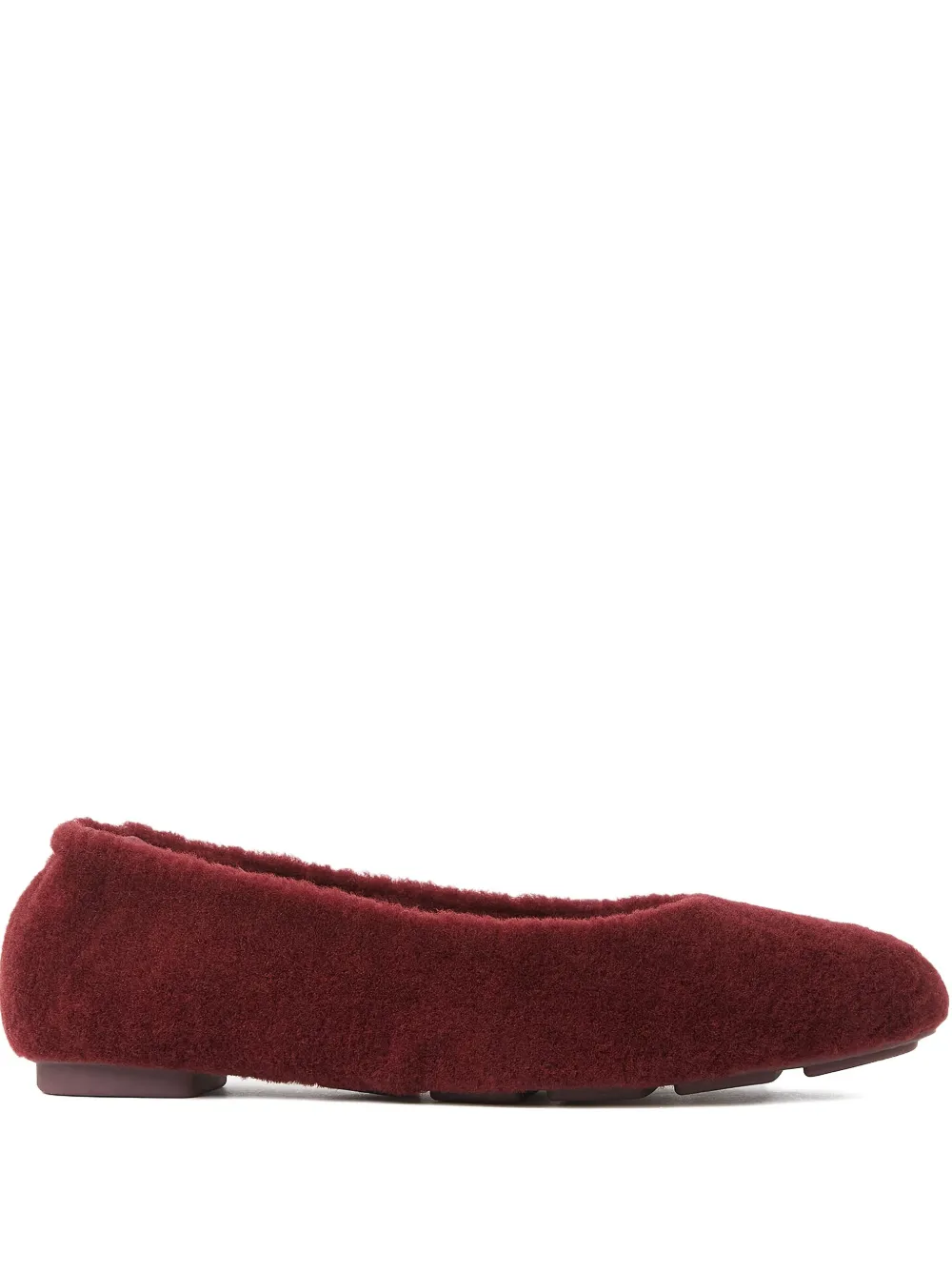 Балетки Pirouette Super Chill из овчины Stuart Weitzman, красный
