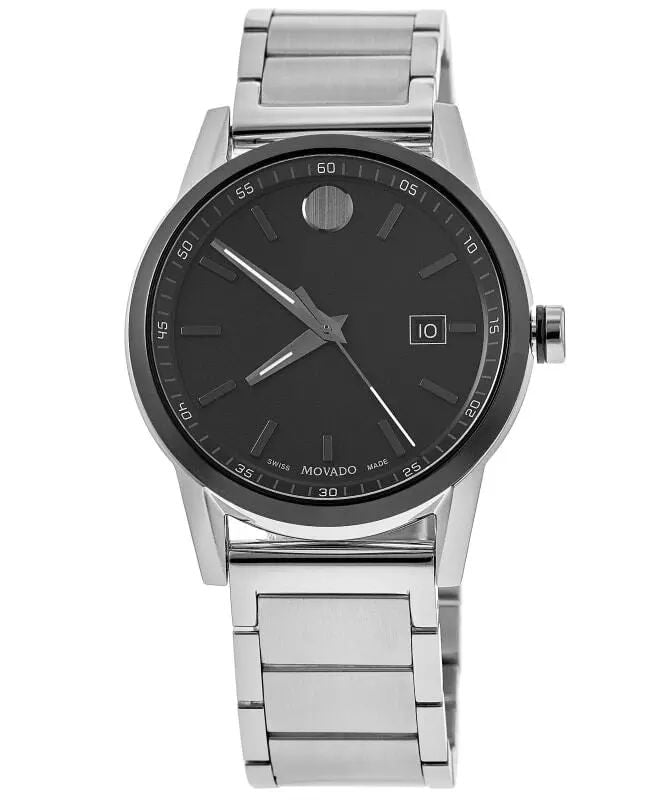 

Movado Men's Museum 42 мм кварцевые часы, серебряный