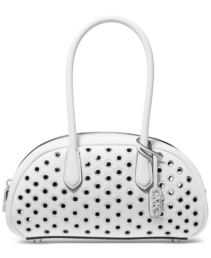 

Сумка-сатчел Lulu с кожаной ручкой Michael Kors, белый