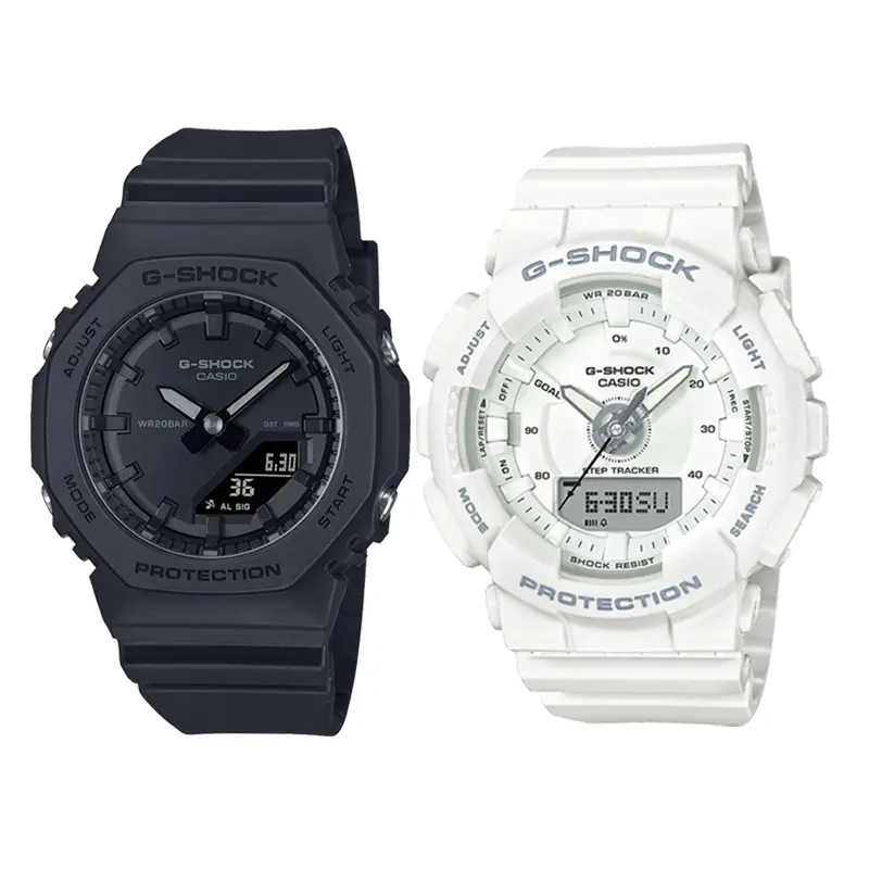 

CASIO Часы Unisex White Watch, Black+White