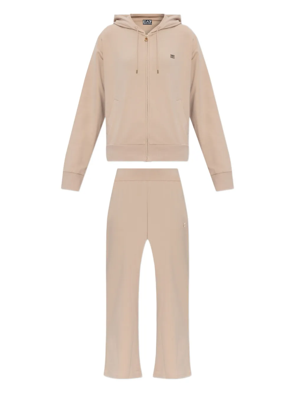 

Джемпер Hooded zip-up tracksuit Ea7 Emporio Armani, нейтральный