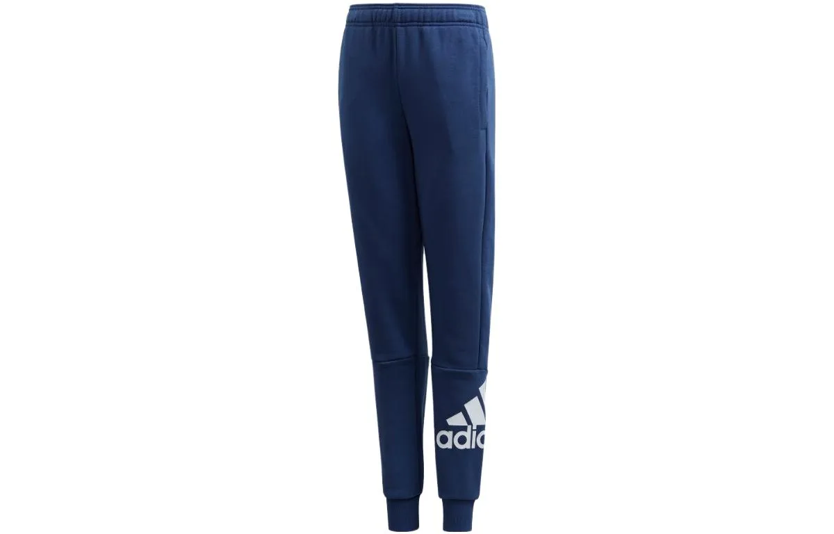 Детские вязаные спортивные штаны Moderate Adidas, Tech Indigo — фото 3