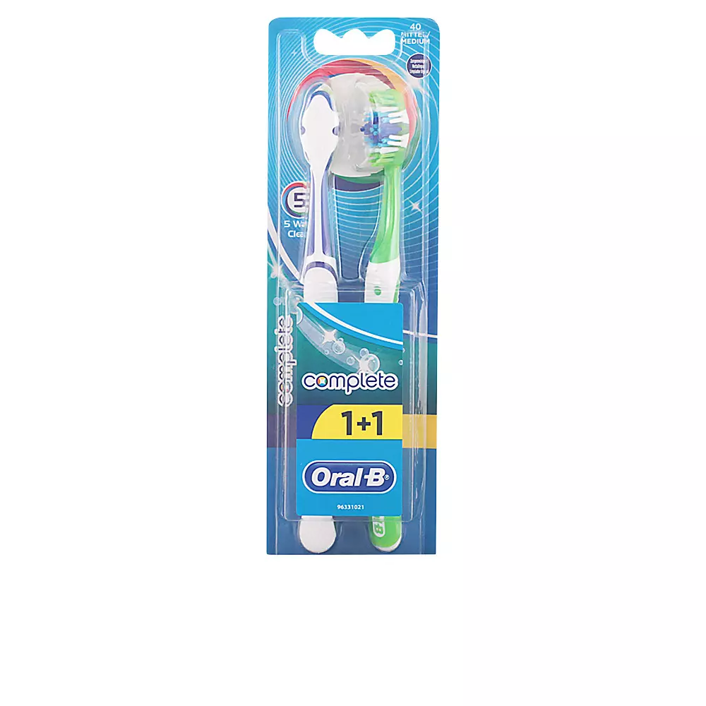 

Зубная щетка Complete 5 ways clean cepillo dental #medio Oral-B, 2 шт.