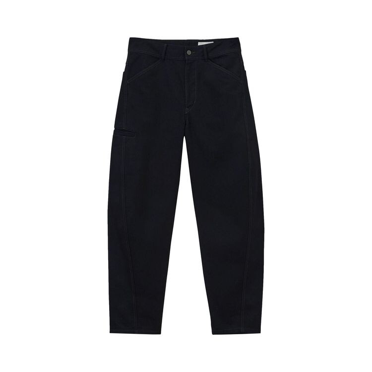 

Брюки Lemaire Twisted Workwear Pants Black, черный