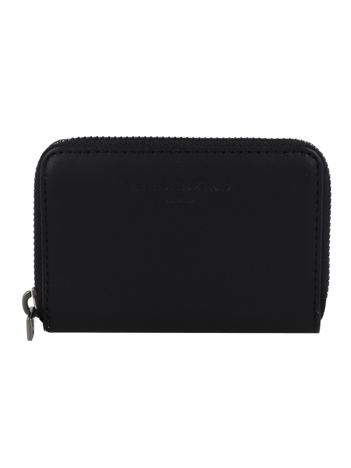 

Кошелек Eliza с защитой RFID из кожи, 11,5 см, черный LIEBESKIND BERLIN