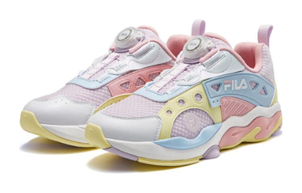 Кроссовки sportswear sneakers 'pink blue yellow' Fila, розовый — фото 3