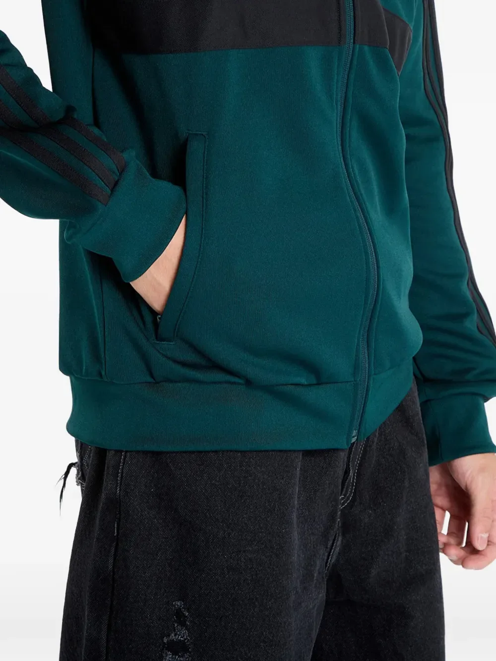 Техническая куртка Adidas, зеленый — фото 4