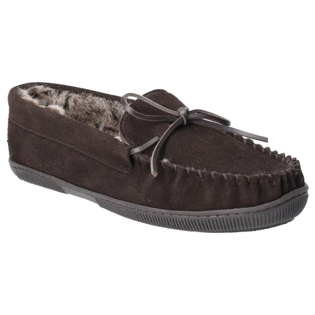 

Мужские кожаные тапочки ace слипоны Hush Puppies, коричневый