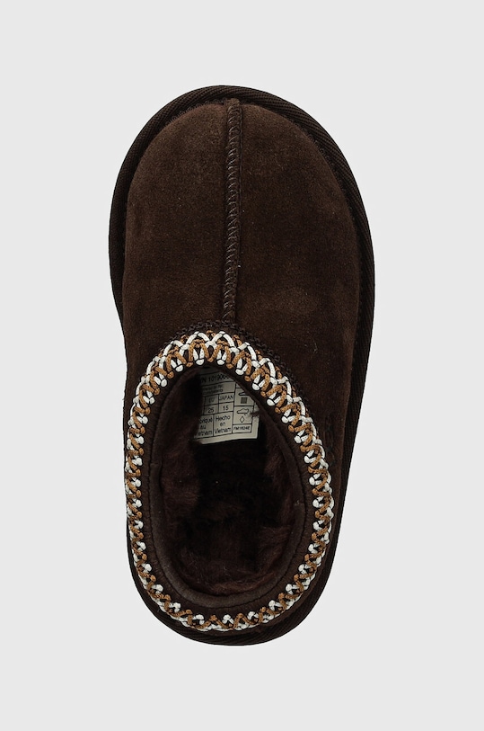 Детские угги T Tasman II из замши Ugg, коричневый — фото 4