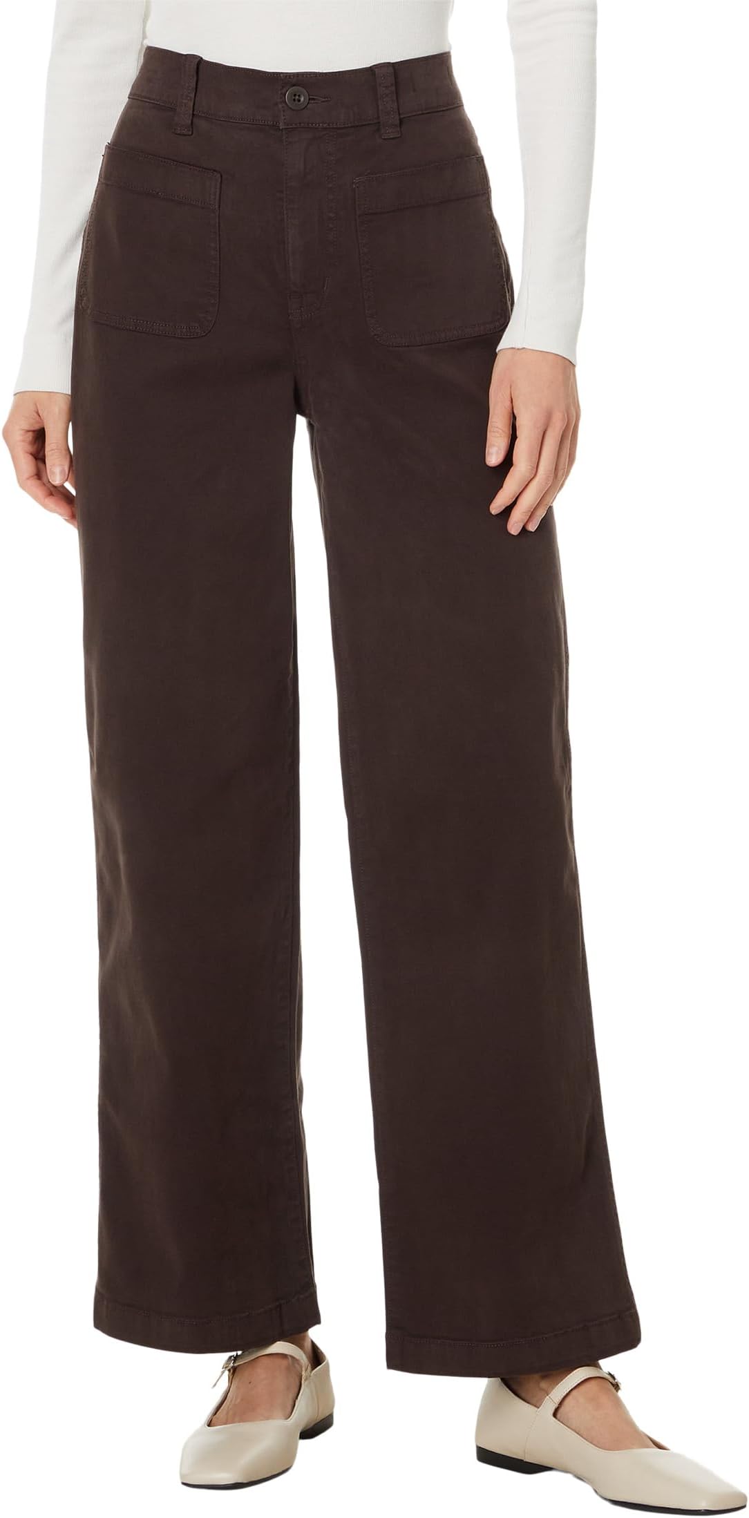 

Брюки Madewell Patch Pocket Emmett Winnitex Twill, цвет Dark Carob