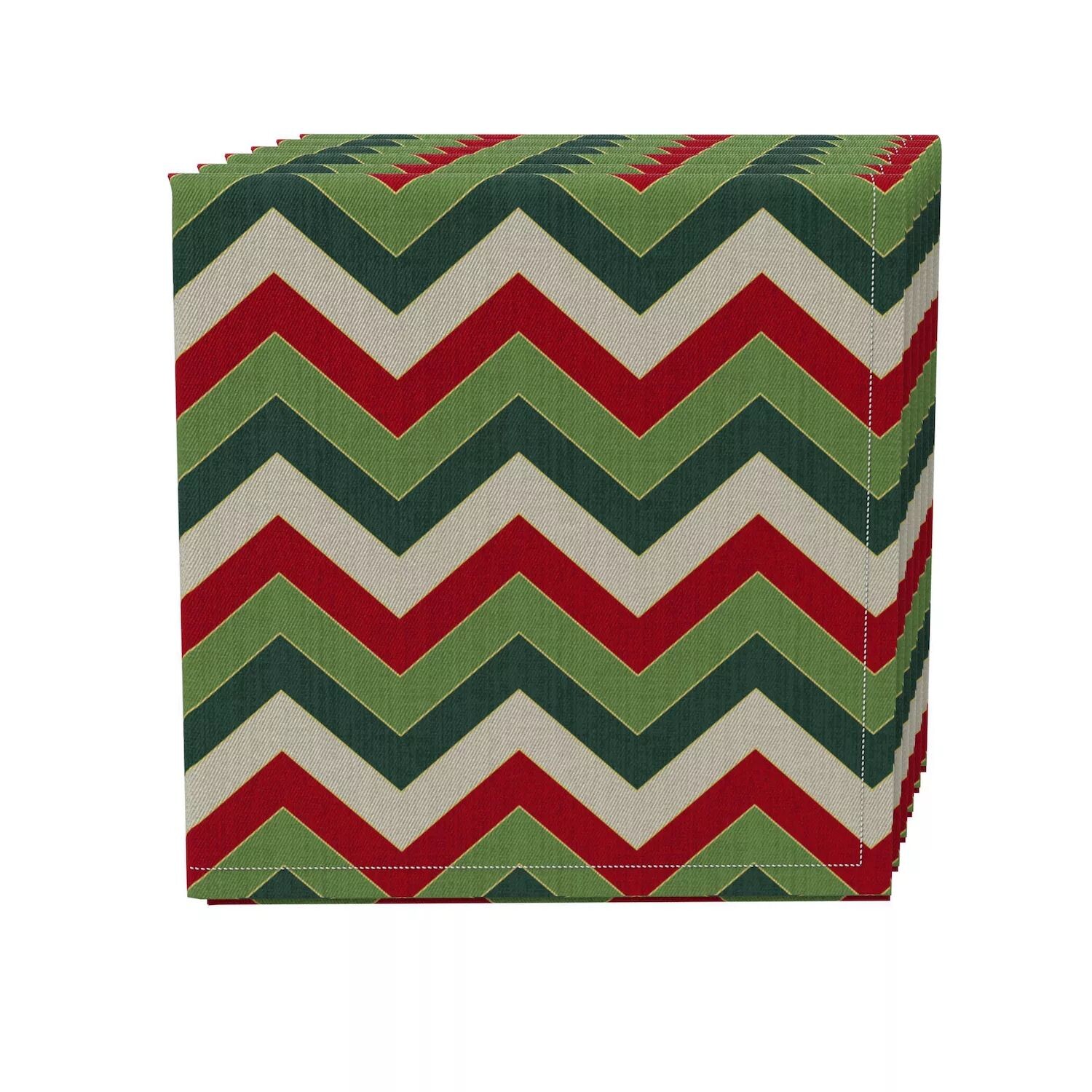 

Набор салфеток из 4 шт., 100 % хлопок, 20x20 дюймов, Holiday Chevron