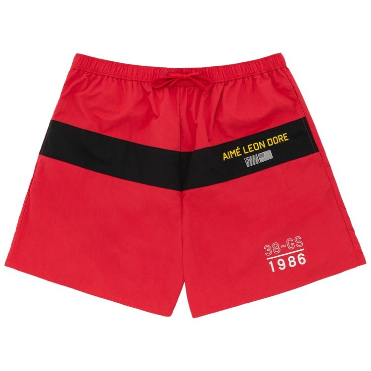 

Шорты Aimé Leon Dore 38-GS Offshore Paneled Short, красный