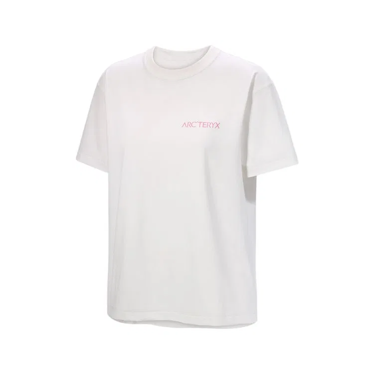 Футболка женская с круглым вырезом Moderate Arcteryx, Polar White/Arctic Silk