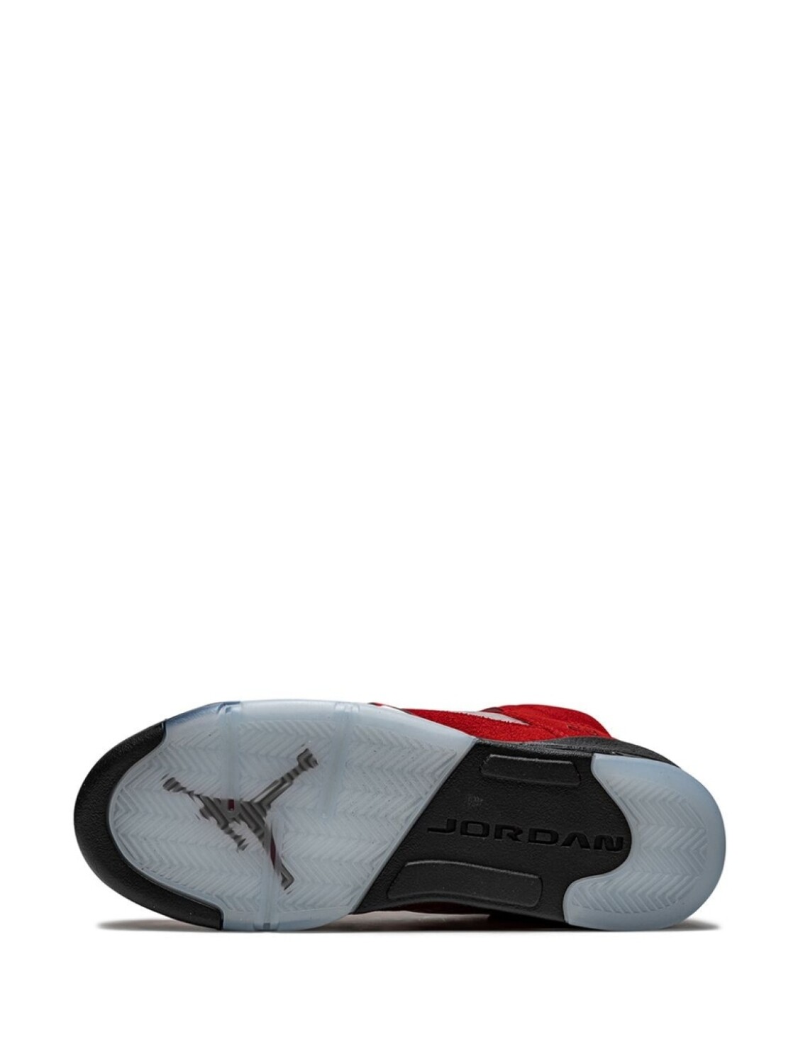 Кроссовки Air Jordan 5 Retro Raging Bull 2021 Jordan Kids, красный — фото 4