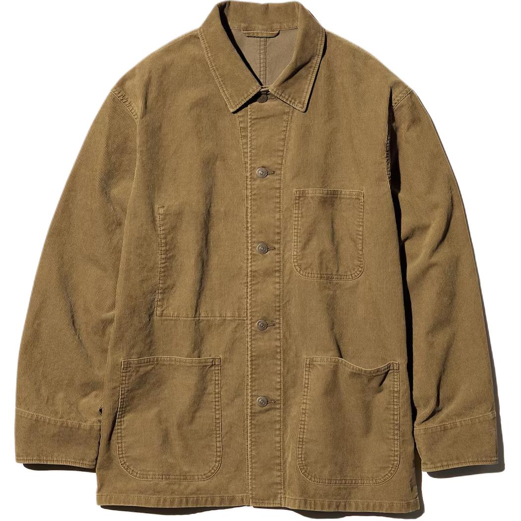 

UNIQLO Куртка унисекс коричневая, Brown