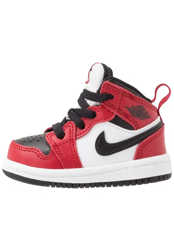 1 баскетбольные кроссовки средней высоты Jordan, Black/Gym Red — фото 2