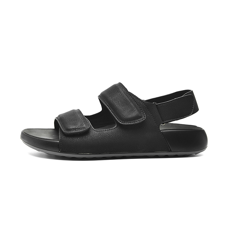 SEPTWOLVES Пляжные сандалии мужские черно-коричневые, цвет Brown (Standard Leather Shoe Size) — фото 4