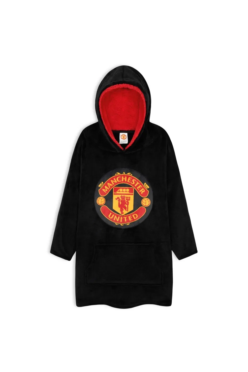 Пончо оверсайз Manchester United Fc, черный