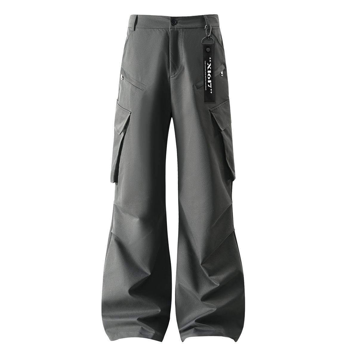 

Брюки Casual Unisex тонкие широкие X1617, серый pants