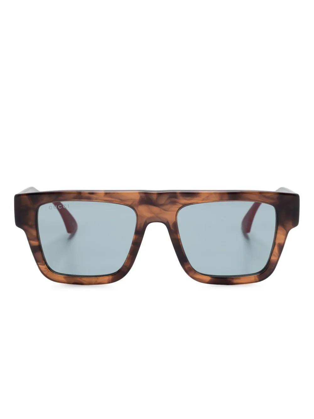 

Солнцезащитные очки в квадратной оправе Gucci Eyewear, коричневый