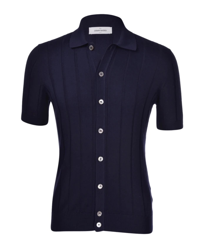 

Хлопковая футболка Gran Sasso, синий