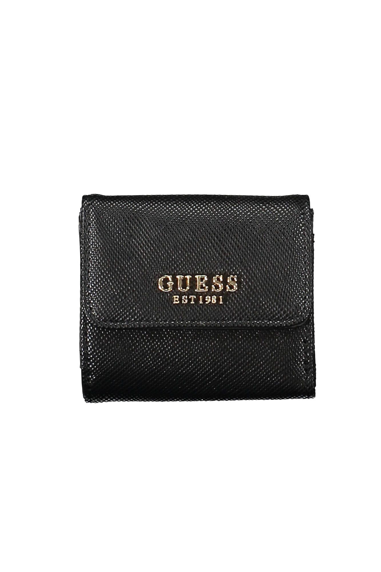 

Черный женский кошелек из полиуретана Guess Shoes