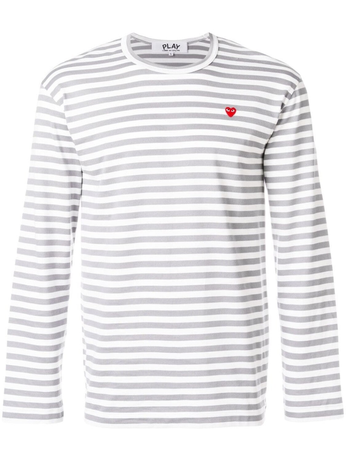 

Comme Des Garçons Play футболка с логотипом, серый
