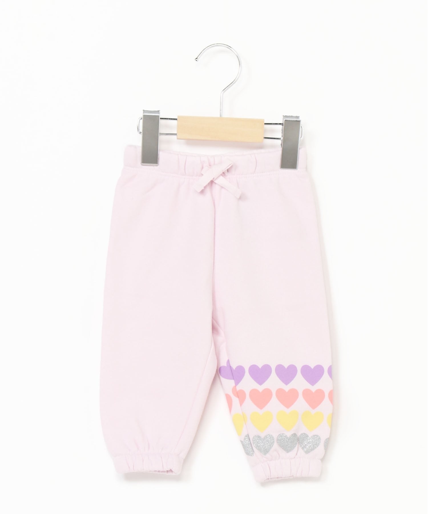 (K)babyGap Свободные спортивные брюки-джоггеры на резинке с логотипом GAP, PINK_DOGWOOD — фото 4