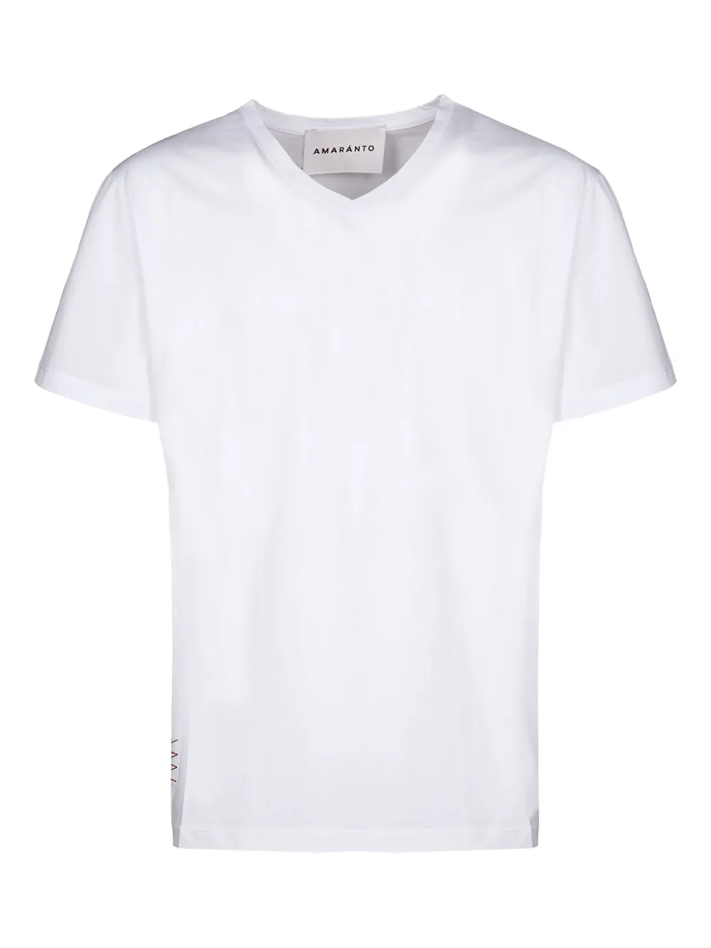 

Футболка с V-образным вырезом и короткими рукавами Amaranto, белый