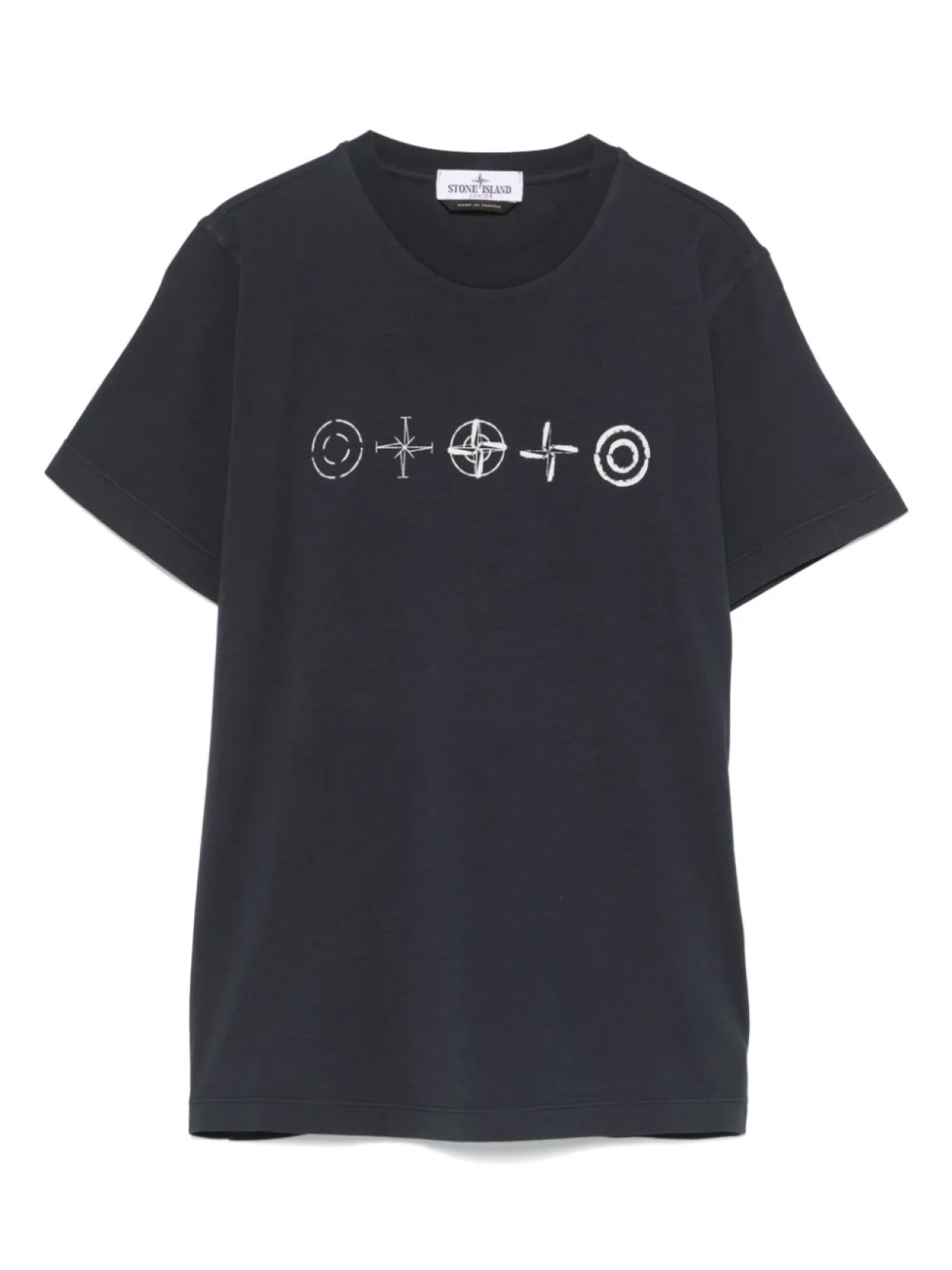 

Футболка из хлопка Stone Island Junior, синий