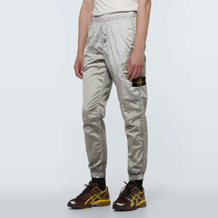 Трикотажные спортивные штаны мужские Ice Color Stone Island, цвет Ice color — фото 4