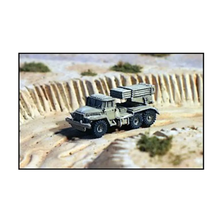 

БМ-21, Modern Micro Armour - Former Warsaw Pact - Self Propelled Artillery & Anti-Tank Weapons (1:285)
