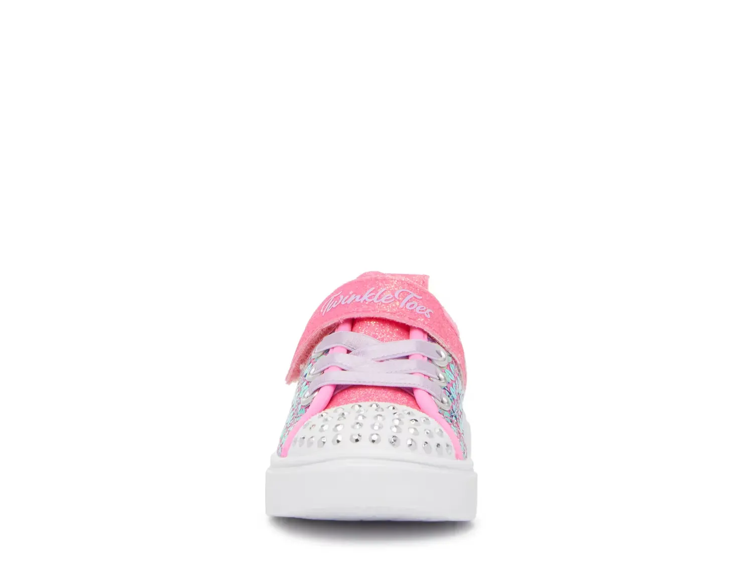 Светящиеся кроссовки Twinkle Sparks - детские Skechers, Pink/Multicolor — фото 2