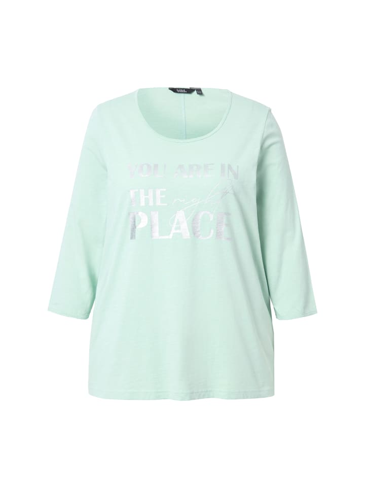

Футболка Ulla Popken Shirt, цвет mintgrün